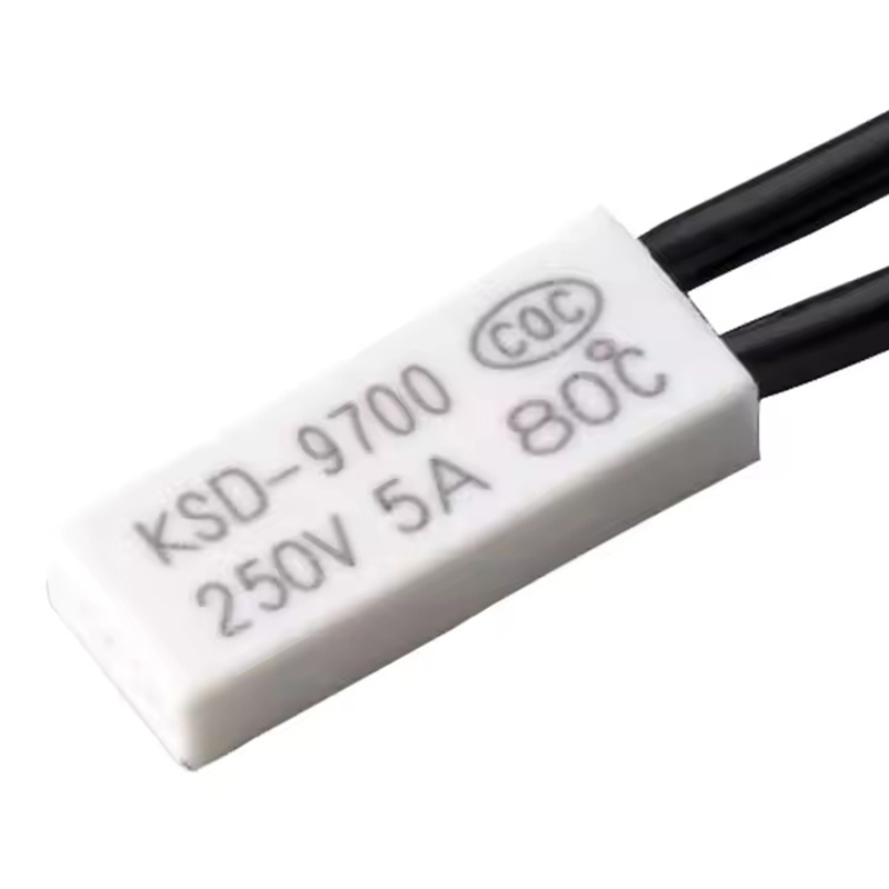 Lasc teochta teirmeastat bimetal KSD9700 le haghaidh ballasta Lasc teochta teirmeastat bimetal KSD9700 le haghaidh ballasta