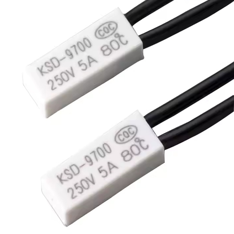 Lasc teochta teirmeastat bimetal KSD9700 le haghaidh ballasta Lasc teochta teirmeastat bimetal KSD9700 le haghaidh ballasta